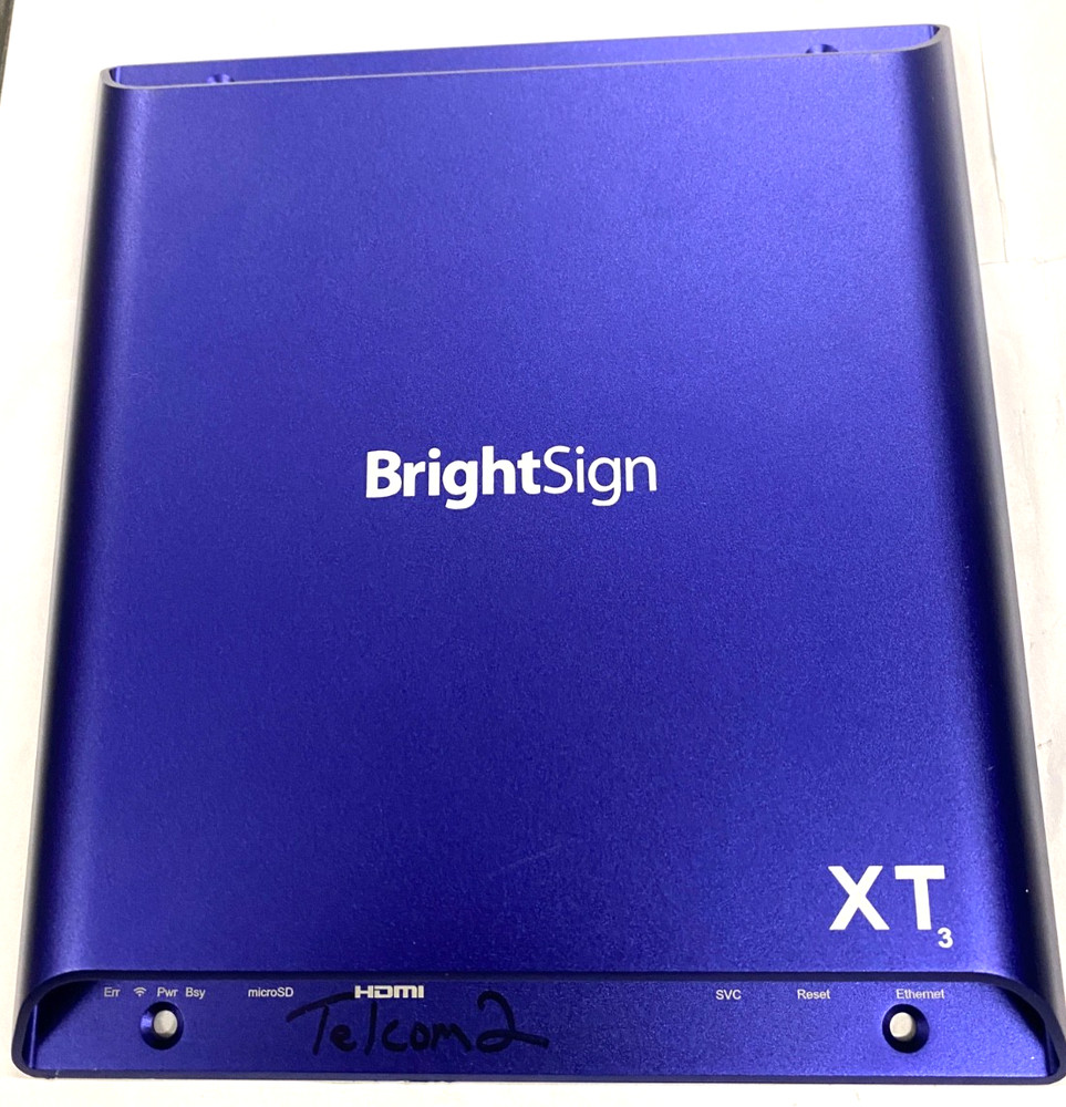 BrightSign XT3 Digital Signage Media Player XT243 Working