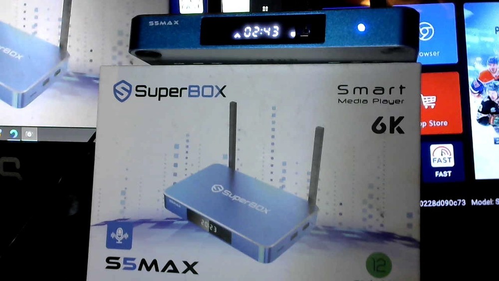 SUPERBOX S5 MAX OPEN BOX ALL SET UP READY TO USE OUT OF BOX FAST FREE SHIPPING