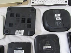 Lot of 12 UUNTESTED Media Cable streaming box Boxes italkbb tcl etc..