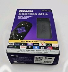 Roku Express HD Streaming Media Player w/Voice Remote 3941R2 NEW OPENED