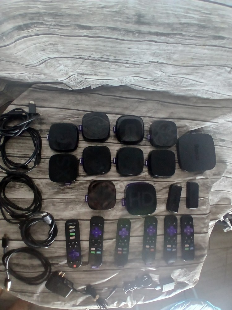 Lot Of 13 Different Roku Systems *Models Listed *All Tested Not Complete.
