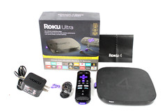 Roku Ultra Streaming Media Player 4K/HD/HDR 4660X2 JBL Headphones Voice remote