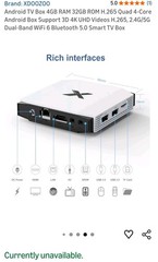 Android Streaming Box 4GB Ram 32GB ROM H.265 Quad 4 Core Android Support Box 3D