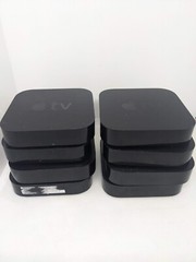 Lot of 8 Apple A1469, A1378, A1427 HD Digital Media Streamer – Black
