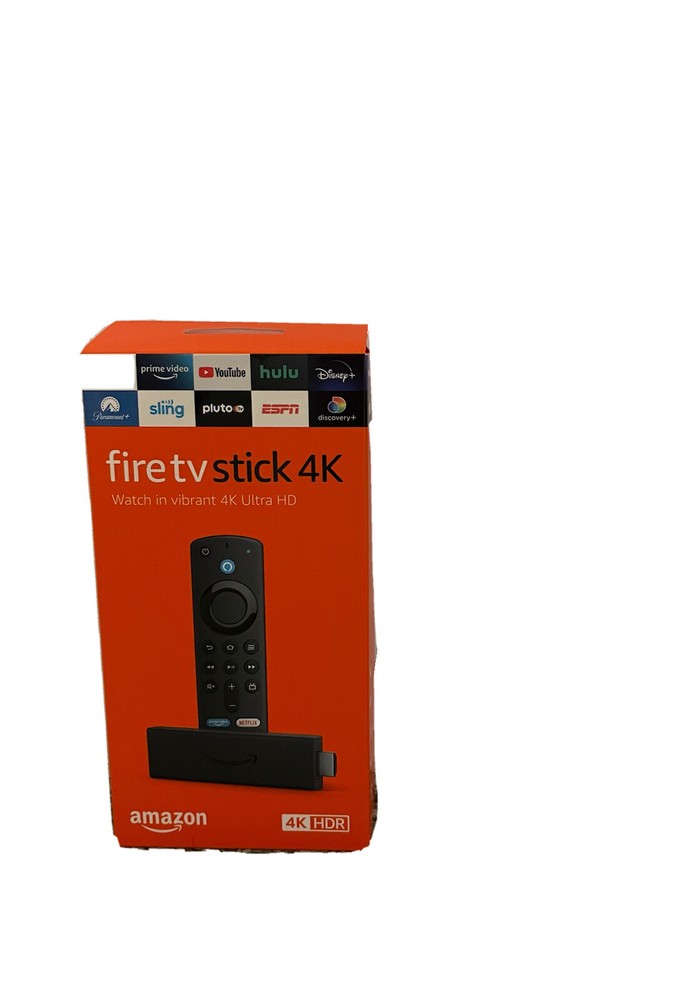 AMAZON FIRE TV Stick 4K, Alexa Voice Remote (Includes TV controls)