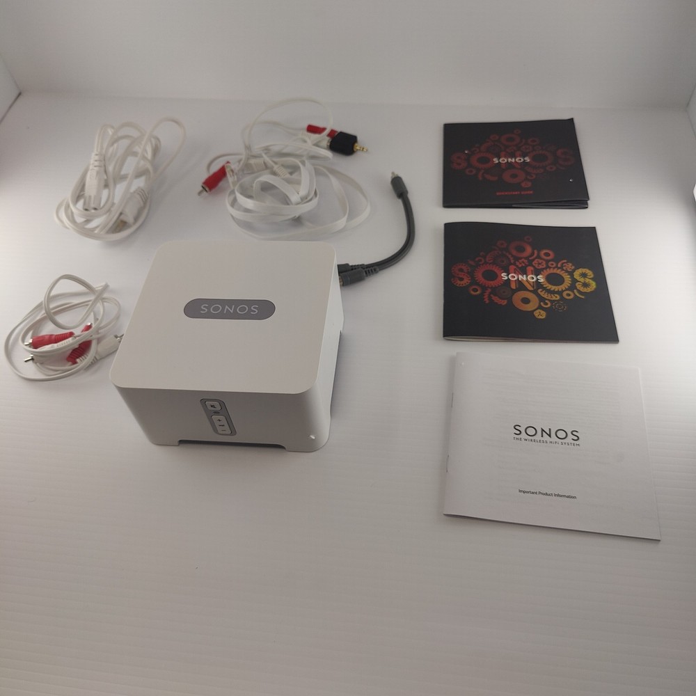 Sonos Connect Wireless HiFi Audio Receiver Streamer w/ Box Cables