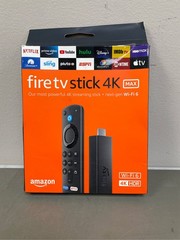 Fire TV Stick 4K Max Streaming Media Player with Alexa Voice Remote (includes TV