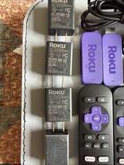 Roku Streaming Stick 3500X HD Lot of 2 + 3920X HD Player + 4 Remotes