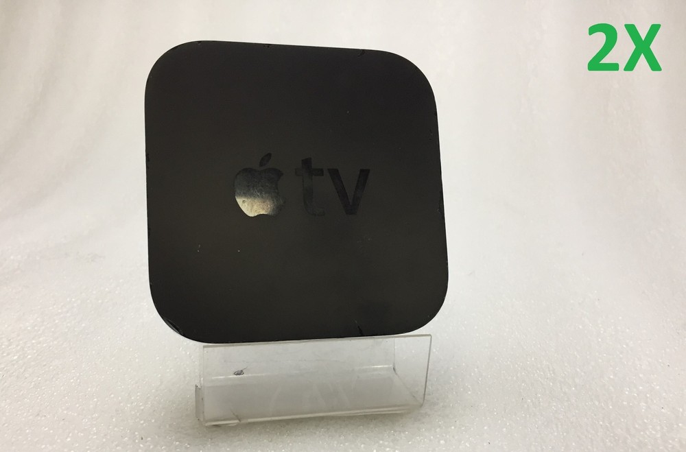 Lot of 2 Apple TV(3rd Generation)1080P Media Streaming Player A1427/A1469 Reset
