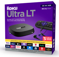Roku Ultra LT 2021 HD Digital Streaming Device – Black