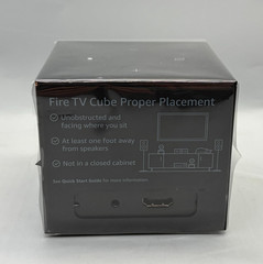 Amazon Fire TV Cube 1st Gen 4K Streaming Media Player (EX69VW) & Gen 2 Remote