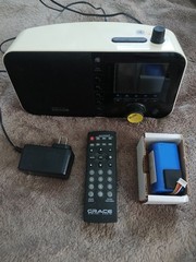 Grace Digital GDI-IRC6000 W WiFi Music/Internet Radio Working With Accessories