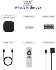 onn Google TV 4K Plus Streaming Device (New 2025) 4K UHD, Dolby Vision
