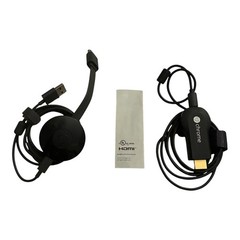 Google Black Chromecast Media Streamers H2G2-42 NC2-6A5 Set OS