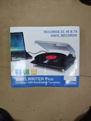 Grace Vinylwriter Pico Compact USB Recordable Turntable GDI-VW00 33/45/78 Record