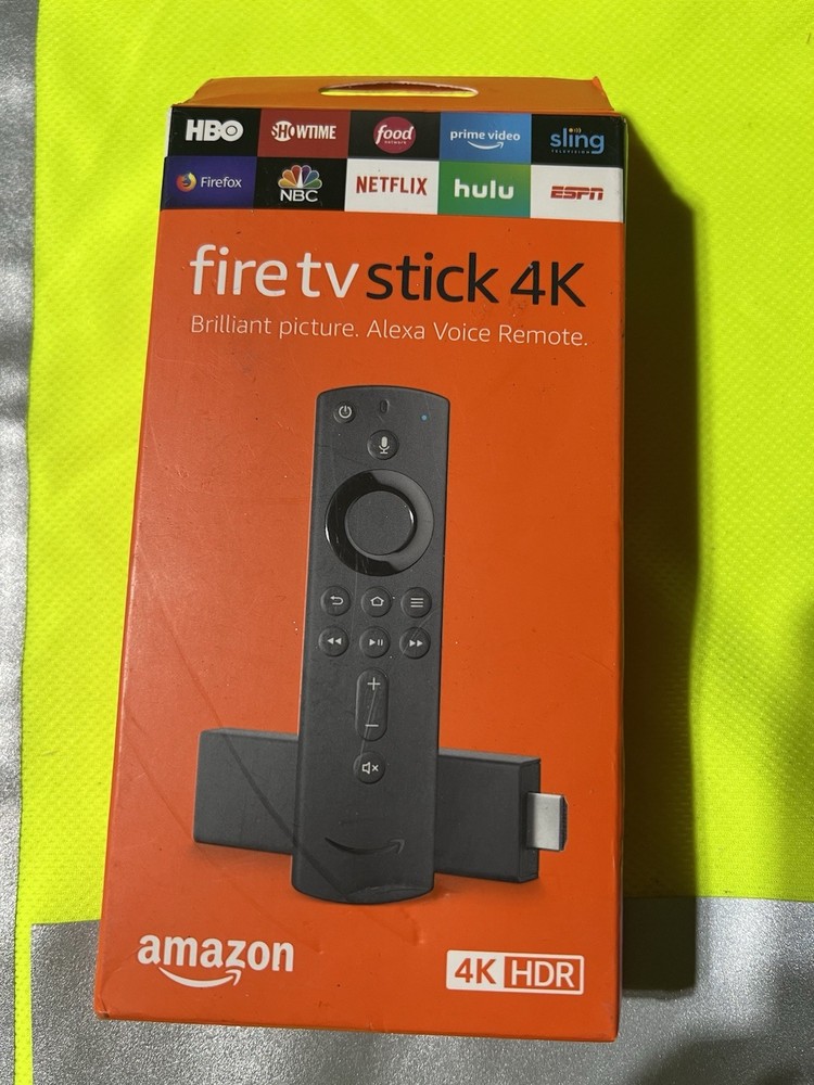 NEW Factory Sealed Amazon Fire TV Stick 4K HDR Alexa Voice Remote 1st Gen