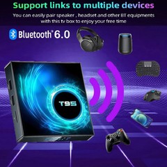 T95 Android TV Box 8GB 128GB Allwinner H616 8K Dual WiFi BT 6.0 Media Player