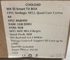 Coolead MX3 Smart TV Box NEW