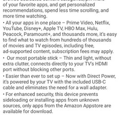 2025-2026 Amazon Fire TV Stick HD 3rd Gen 8GB w/Alexa includes TV controls. New*