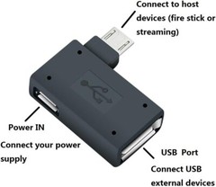 OTG Cable Adapter for fire Stick 4K Max,Added Memory to Your fire tv Stick 3Pack