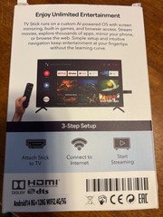 Smart TV Stick 4K UHD Chromecast Built in Android TV Google Assistant Remote