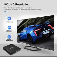 X96 Air 8K Smart TV BOX Android 9.0 Media Player with Remote Control, Quad-core