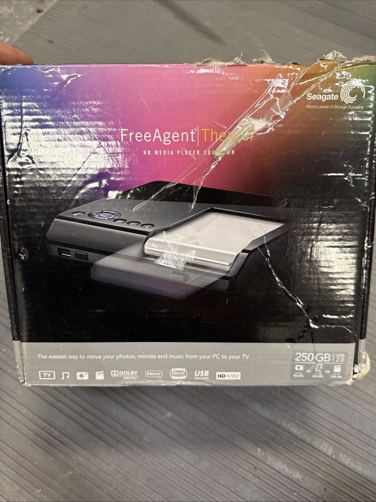 Seagate Free Agent Theater HD Media Player ST902503CEA1E1-RK NIB