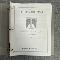 Theta Generation VIII Series 2 Gen 8 DAC Processor Black Clean Tested w/ Remote