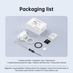 MagSafe Compatible Fun Photography Grip: MFi Certified Wireless Bluetooth Stabil
