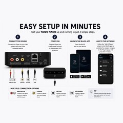 Bluesound Node Nano HiRes Wireless Multi Room Audio Streamer