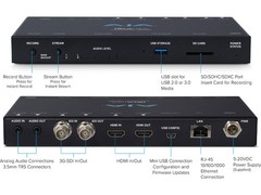 AJA HELO-PLUS H.264 Streamer Recorder 1080p60 SDI/HDMI Dual Stream