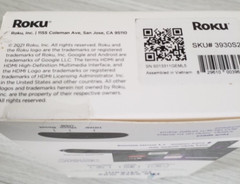 Roku SE 3930S2 1080p HD Media Player Streaming Device With HDMI Cable NIB