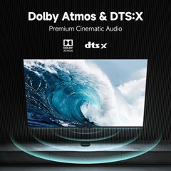 4K UHD Android TV Box, Dolby Vision, DTS:X, WiFi 6, 2GB RAM, 32GB Storage, HDMI