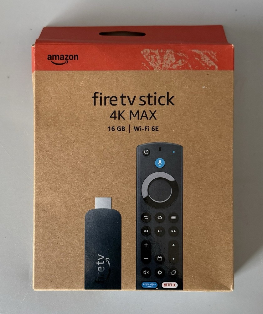 Amazon Fire TV Stick 4K Max 16GB Wi-Fi 6E — New Factory Sealed