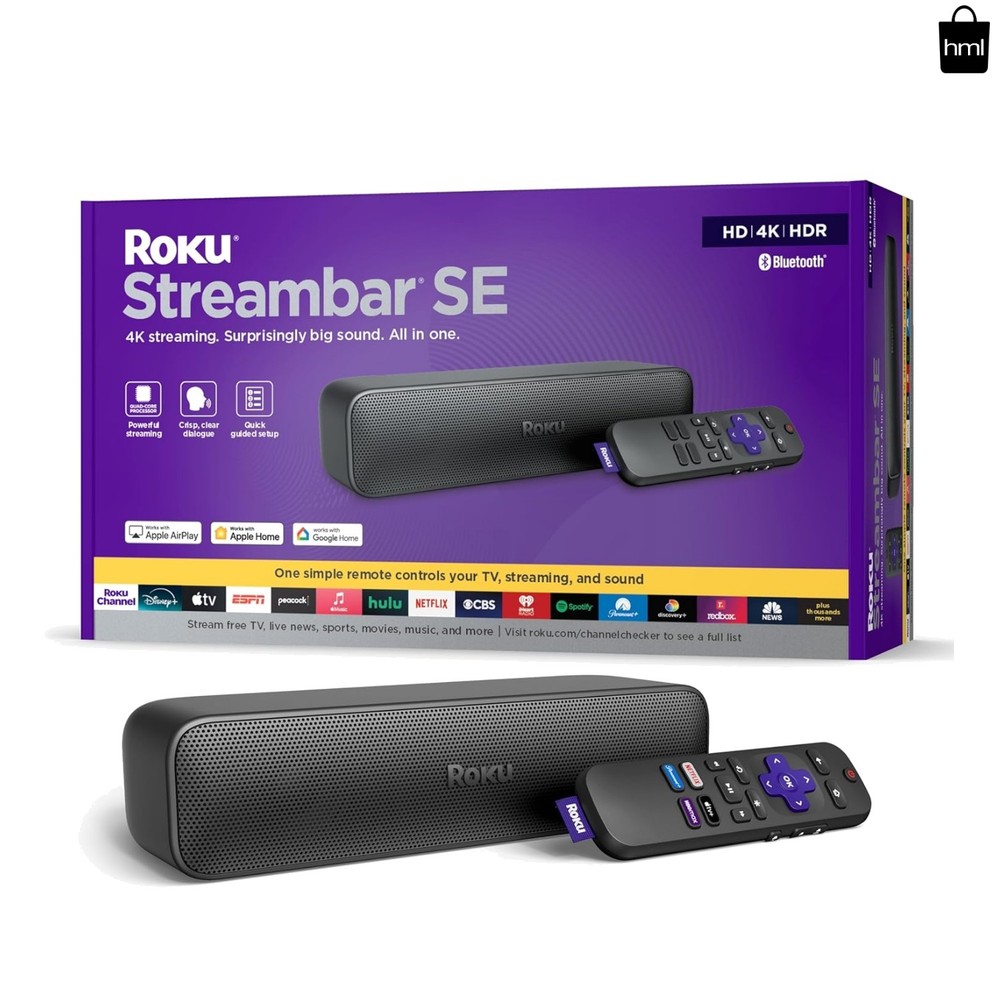 Streambar SE | 2-in-1 TV Soundbar with Built-in 4K/HD/HDR Streaming, Speaker…