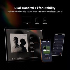 Fosi Audio – S3 HiFi Music Streamer DAC Preamp – Silver