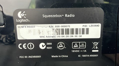 Logitech Squeezebox X-R0001 Smart WiFi Internet Radio Music Player w AC Power