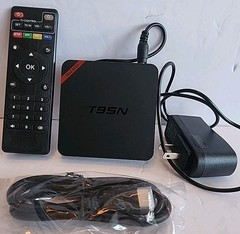 T95N TV BOX Mini XM Plus Media Streamer W/Remote No Manual See Pics/Desc