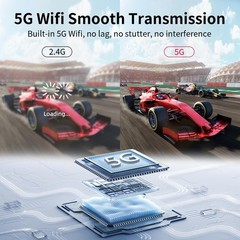 Unitek Wireless HDMI Display Dongle Adapter Portable 1080P 60Hz USB C Transm…