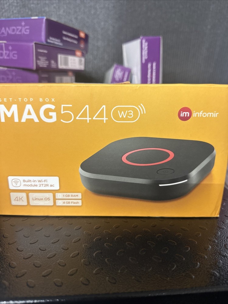 MAG544w3 TV Set-Top Box – 4K HDR TV Streaming Device with Amlogic S905Y4 Chip…