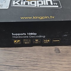 Kingpin TV KP 1.0 Media Streamer Box Quad Core Dual Band WiFi HDMI 1080p 1GB