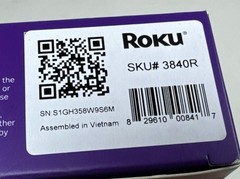 Roku Streaming Stick HD Media Player with Voice Remote – 2025 Model – New Sealed