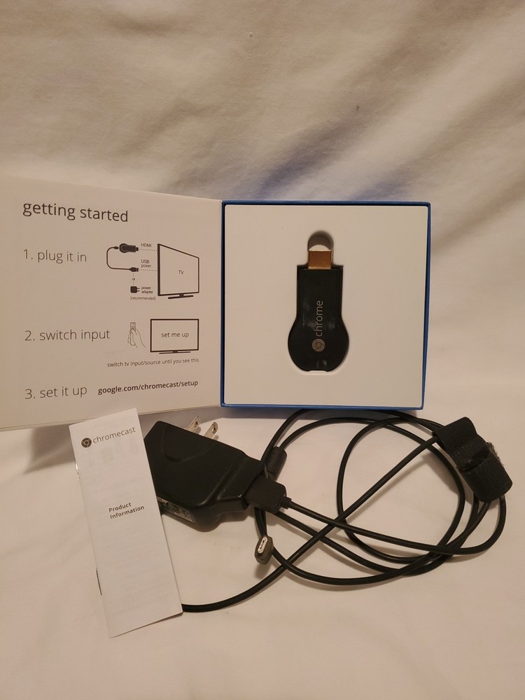 Chromecast Device With Wall Plug