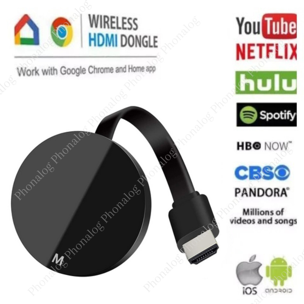 Wireless HDMI WiFi Mobile Phone Screen Projector Video Media TV Display Receiver