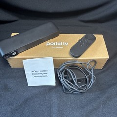 Facebook Portal TV LW94NS Untested Open Box Smart Video Calling Built-in Alexa