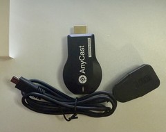 AnyCast M2 Plus Wireless HDMI Dongle Wi-Fi Portable Media Streamer Black