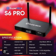 SuperBox S6 Pro 24/7 Lifetime Support – Authorized Distributor – Free Shipping