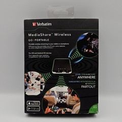 Verbatim MediaShare Wireless Go portable streaming device For iOS And Android