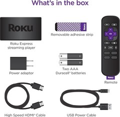 Open Box – Roku Express HD Streaming Media Player – Black – Free Shipping