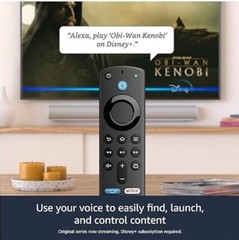 AMAZON FIRE TV Stick 4K MAX, Wi-Fi 6, Alexa Voice Remote Includes TV controls BR
